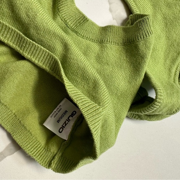 Danielle Guizio knit cut out crop top size M - Picture 4 of 8